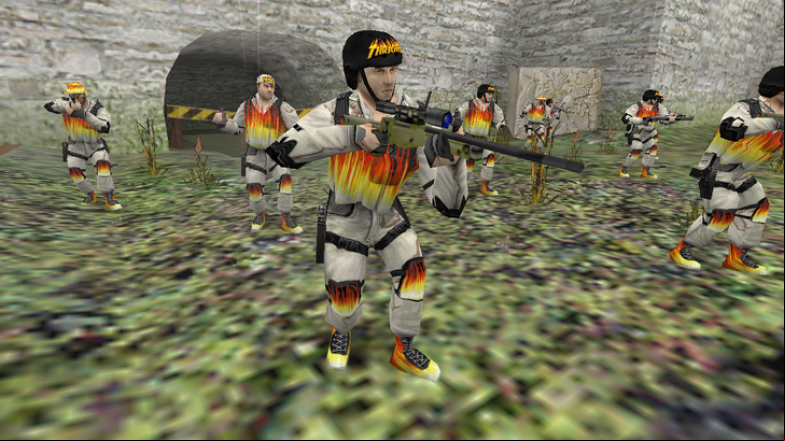  CS 1.6 Thrasher: Skateboarding Style in Counter-Strike